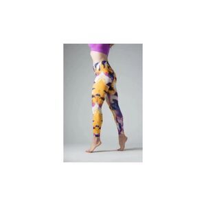 Agstract Apparel Lotus Leggings Size XS Colorful Athletic Yoga Exclusive Print